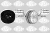 Riemenscheibe, Kurbelwelle SASIC 2156042