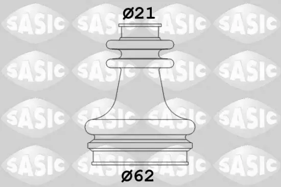 Faltenbalgsatz, Antriebswelle getriebeseitig SASIC 2873653 Bild Faltenbalgsatz, Antriebswelle getriebeseitig SASIC 2873653