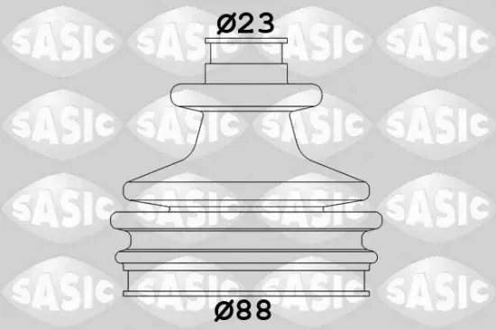 Faltenbalgsatz, Antriebswelle radseitig SASIC 2933803 Bild Faltenbalgsatz, Antriebswelle radseitig SASIC 2933803