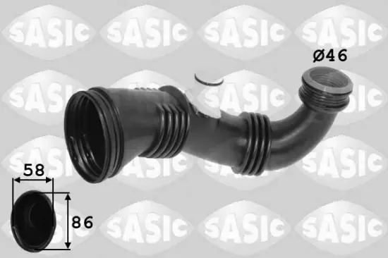 Ladeluftschlauch Eingang SASIC 3330048 Bild Ladeluftschlauch Eingang SASIC 3330048