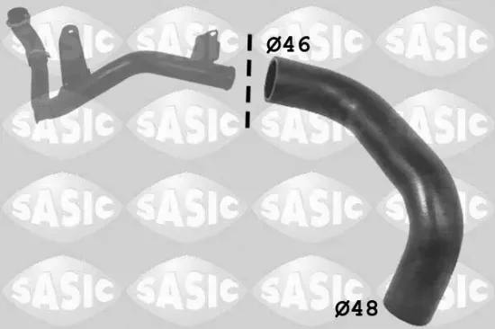 Ladeluftschlauch Ladeluftkühler Eingang SASIC 3336012 Bild Ladeluftschlauch Ladeluftkühler Eingang SASIC 3336012