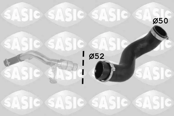 Ladeluftschlauch Ladeluftkühler Eingang SASIC 3336215