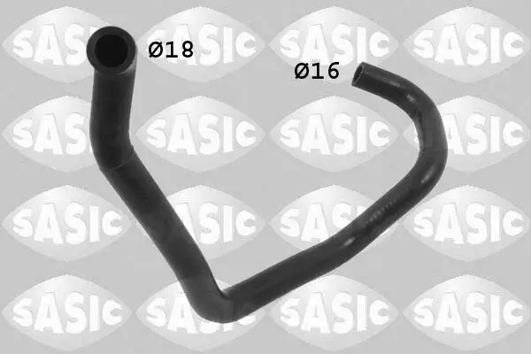 Kühlerschlauch mitte links SASIC 3400019