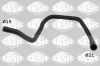 Kühlerschlauch mitte links SASIC 3400036
