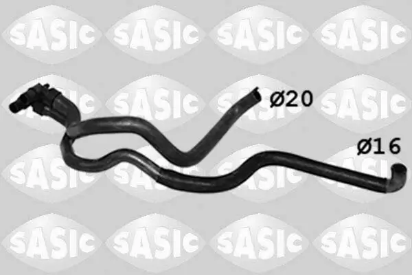 Kühlerschlauch SASIC 3400194