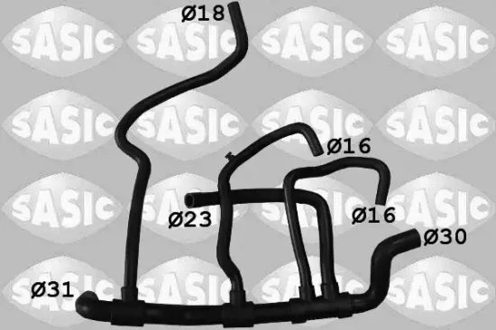 Kühlerschlauch links unten SASIC 3404140 Bild Kühlerschlauch links unten SASIC 3404140