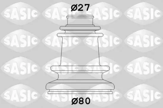 Faltenbalgsatz, Antriebswelle Vorderachse rechts getriebeseitig SASIC 4003409 Bild Faltenbalgsatz, Antriebswelle Vorderachse rechts getriebeseitig SASIC 4003409