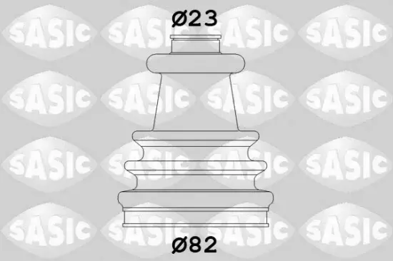 Faltenbalgsatz, Antriebswelle radseitig SASIC 4003420 Bild Faltenbalgsatz, Antriebswelle radseitig SASIC 4003420
