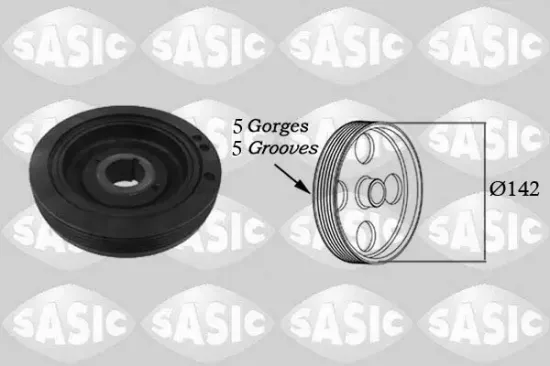 Riemenscheibe, Kurbelwelle SASIC 5150K90 Bild Riemenscheibe, Kurbelwelle SASIC 5150K90