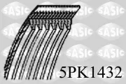 Keilrippenriemen SASIC 5PK1432