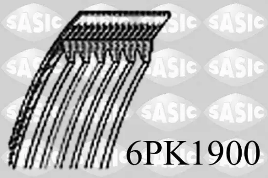 Keilrippenriemen SASIC 6PK1900 Bild Keilrippenriemen SASIC 6PK1900