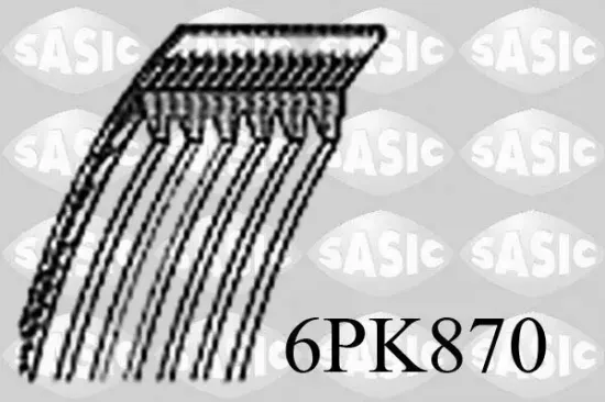 Keilrippenriemen SASIC 6PK870 Bild Keilrippenriemen SASIC 6PK870