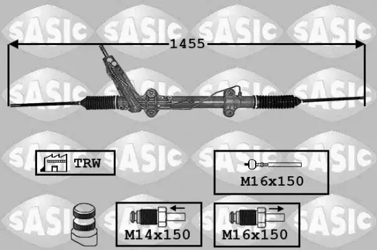 Lenkgetriebe SASIC 7006050 Bild Lenkgetriebe SASIC 7006050