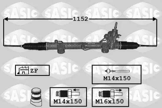 Lenkgetriebe SASIC 7006160 Bild Lenkgetriebe SASIC 7006160