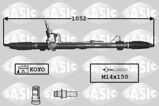 Lenkgetriebe SASIC 7170028 Bild Lenkgetriebe SASIC 7170028