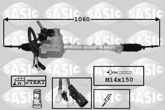 Lenkgetriebe SASIC 7170071 Bild Lenkgetriebe SASIC 7170071