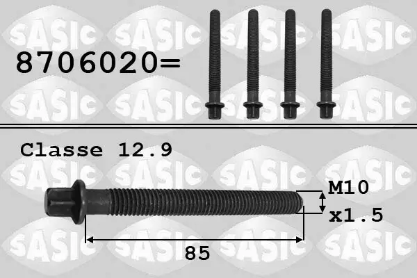 Riemenscheibenschraube SASIC 8706020