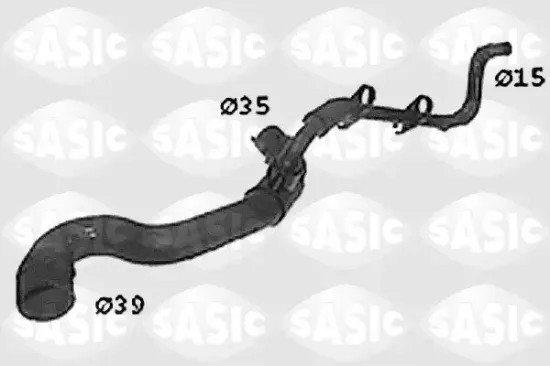 Kühlerschlauch rechts oben SASIC SWH0436 Bild Kühlerschlauch rechts oben SASIC SWH0436