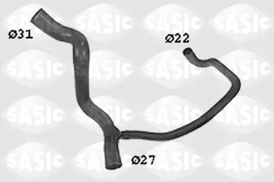 Kühlerschlauch links unten SASIC SWH4268 Bild Kühlerschlauch links unten SASIC SWH4268