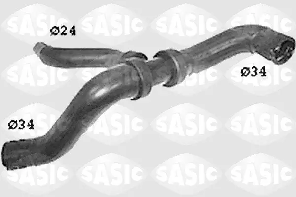 Kühlerschlauch links unten SASIC SWH6625