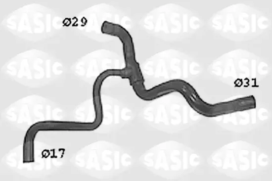 Kühlerschlauch links unten SASIC SWH4295 Bild Kühlerschlauch links unten SASIC SWH4295