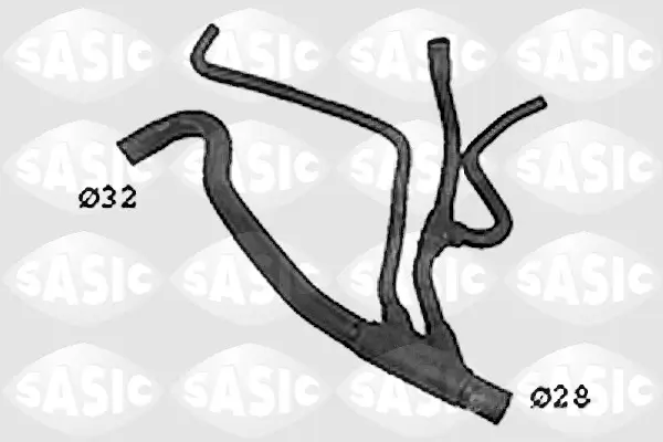 Kühlerschlauch links unten SASIC SWH4330