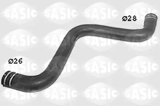 Kühlerschlauch rechts oben SASIC SWH6621 Bild Kühlerschlauch rechts oben SASIC SWH6621