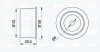 Umlenk-/Führungsrolle, Zahnriemen IPD 15-0446 Bild Umlenk-/Führungsrolle, Zahnriemen IPD 15-0446