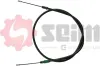 Seilzug, Feststellbremse hinten links hinten rechts SEIM 103840