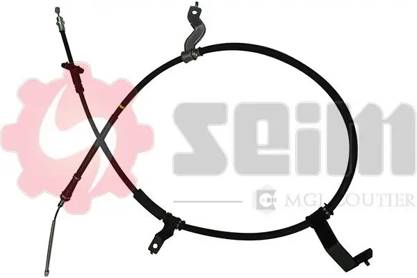 Seilzug, Feststellbremse hinten rechts SEIM 555175