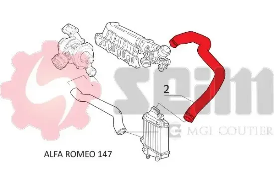 Ladeluftschlauch SEIM 981001 Bild Ladeluftschlauch SEIM 981001