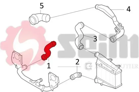Ladeluftschlauch SEIM 981053 Bild Ladeluftschlauch SEIM 981053