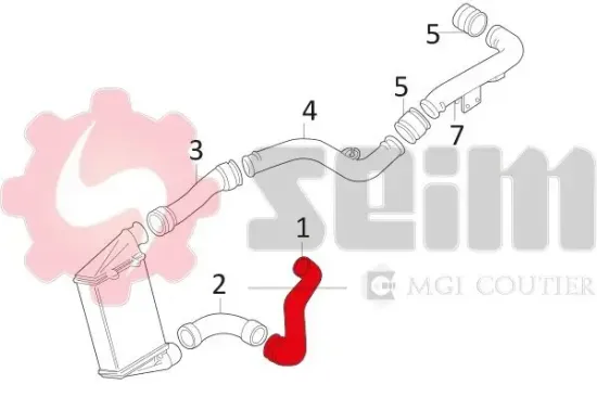 Ladeluftschlauch SEIM 981053 Bild Ladeluftschlauch SEIM 981053