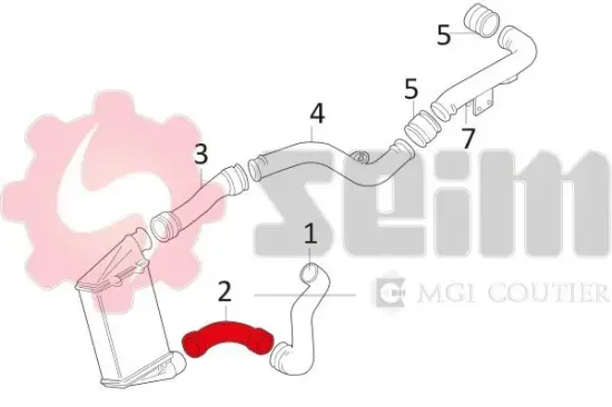 Ladeluftschlauch SEIM 981055 Bild Ladeluftschlauch SEIM 981055