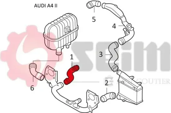 Ladeluftschlauch SEIM 981064 Bild Ladeluftschlauch SEIM 981064