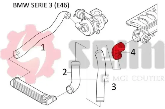Ladeluftschlauch SEIM 981091 Bild Ladeluftschlauch SEIM 981091