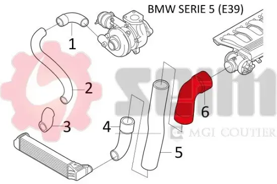 Ladeluftschlauch SEIM 981091 Bild Ladeluftschlauch SEIM 981091
