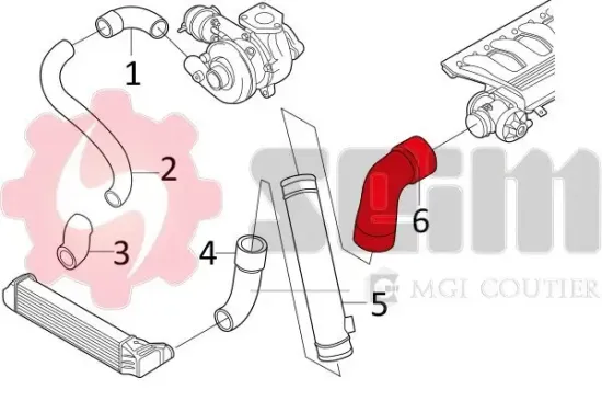 Ladeluftschlauch SEIM 981092 Bild Ladeluftschlauch SEIM 981092