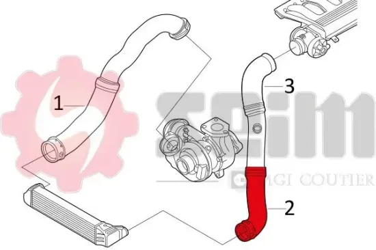Ladeluftschlauch SEIM 981098 Bild Ladeluftschlauch SEIM 981098