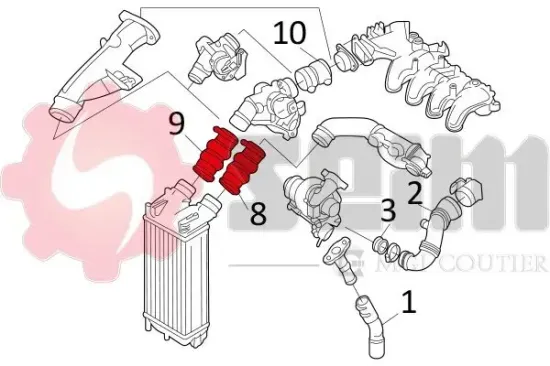 Ladeluftschlauch SEIM 981113 Bild Ladeluftschlauch SEIM 981113