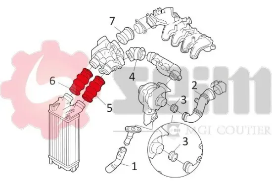 Ladeluftschlauch SEIM 981113 Bild Ladeluftschlauch SEIM 981113