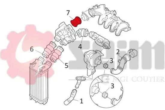 Ladeluftschlauch SEIM 981114 Bild Ladeluftschlauch SEIM 981114