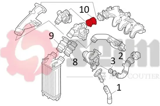 Ladeluftschlauch SEIM 981114 Bild Ladeluftschlauch SEIM 981114