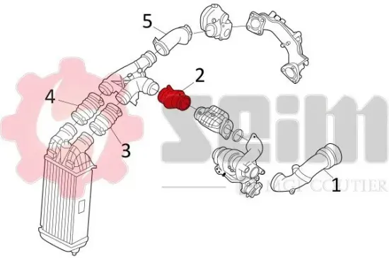 Ladeluftschlauch SEIM 981121 Bild Ladeluftschlauch SEIM 981121