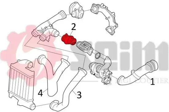 Ladeluftschlauch SEIM 981121 Bild Ladeluftschlauch SEIM 981121
