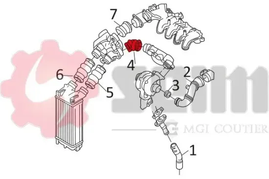 Ladeluftschlauch SEIM 981130 Bild Ladeluftschlauch SEIM 981130