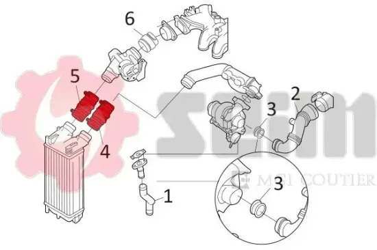 Ladeluftschlauch SEIM 981131 Bild Ladeluftschlauch SEIM 981131