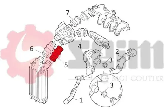 Ladeluftschlauch SEIM 981131 Bild Ladeluftschlauch SEIM 981131