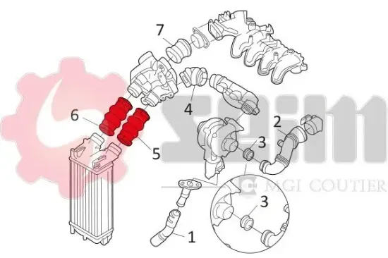 Ladeluftschlauch SEIM 981131 Bild Ladeluftschlauch SEIM 981131