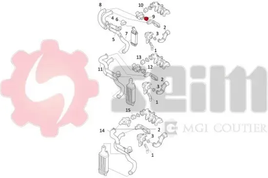 Ladeluftschlauch SEIM 981137 Bild Ladeluftschlauch SEIM 981137